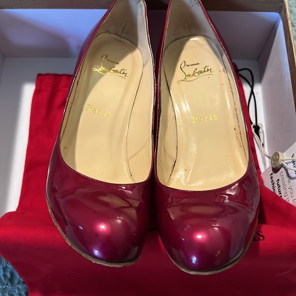 Authentic Christian Louboutin wedges - Picture 2 of 16